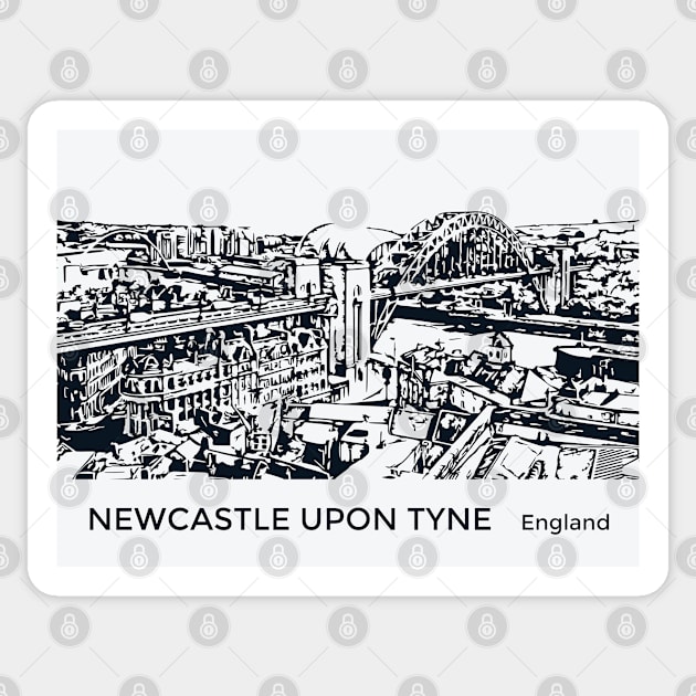 Newcastle upon Tyne England Sticker by Lakeric